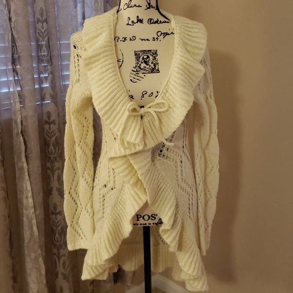 TNG Sweaters - TNG Knit Super Soft Long Sweater with Ties NWT